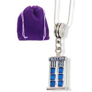 Police Box Necklace Merchandise for the Famous TV Show
